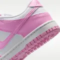 Кроссовки детские Nike JR DUNK LOW бело-розовые IU7766-125