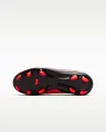 Бутсы детские Nike JR PHANTOM 6 HIGH CLUB FG/MG красно-черные HQ2022-600