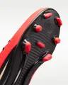 Бутсы детские Nike JR PHANTOM 6 HIGH CLUB FG/MG красно-черные HQ2022-600