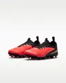 Бутсы детские Nike JR PHANTOM 6 LOW ACADEMY FG/MG красно-черные HM9203-600