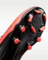 Бутсы детские Nike JR PHANTOM 6 LOW ACADEMY FG/MG красно-черные HM9203-600