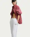 Спортивные штаны женские Nike STUDIO FLEECE MEDIUM WEIGHT OPEN-HEM светло-серые IU3726-051