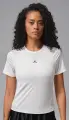 Футболка спортивна жіноча Nike JORDAN SPORT DRI-FIT ESSENTIALS біло-чорна IF2354-100
