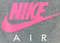 Реглан подростковый Nike AIR серо-розовый DM8982-091
