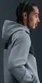Толстовка Nike TECH FLEECE WINDRUNNER серо-темно-серо-лимонная IH4302-065