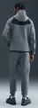 Толстовка Nike TECH FLEECE WINDRUNNER серо-темно-серо-лимонная IH4302-065