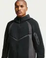 Толстовка Nike TECH FLEECE COLOUR BLOCK WINDRUNNER черно-темно-серая IF1325-010