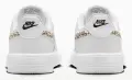 Кроссовки детские Nike FORCE 1 LOW бело-черно-золотые IR0271-100