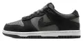 Кросівки дитячі Nike DUNK LOW SE сіро-чорно-білі IO0319-200
