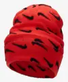 Шапка дитяча Nike PEAK POM POM BEANIE червоно-чорна FJ6306-633