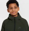 Вітровка підліткова Nike TECH WOVEN темно-зелено-чорна HQ8911-355