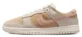 Кроссовки женские Nike DUNK LOW бежево-розово-молочные IB4367-030