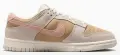 Кроссовки женские Nike DUNK LOW бежево-розово-молочные IB4367-030