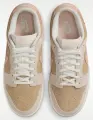 Кроссовки женские Nike DUNK LOW бежево-розово-молочные IB4367-030