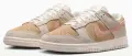 Кроссовки женские Nike DUNK LOW бежево-розово-молочные IB4367-030
