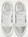 Кроссовки женские Nike DUNK LOW NEXT NATURE бело-серебряные IB7311-001