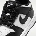 Кроссовки детские Nike DUNK LOW черно-белые IU7767-100