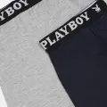 Трусы (боксерки) Playboy ANNYA темно-синие, серые (2 штуки) ANNYA-26
