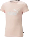 Футболка подростковая Puma ESS Logo Tee розовая 58702966