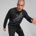 Світшот Puma ESS+ BIG LOGO CREW чорний 84986301