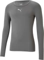 Термобілизна футболка д/р Puma LIGA BASELAYER LONG SLEEVE MEN'S TEE сіра 65592017