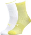 Шкарпетки жіночі Puma SOCK CLASSIC 2P WOMEN біло-жовті (2 пари) 103003001-013