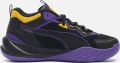 Кроссовки Puma PLAYMAKER 2023 черно-фиолетово-желтые 39233008
