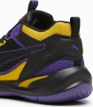 Кроссовки Puma PLAYMAKER 2023 черно-фиолетово-желтые 39233008