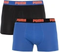 Труси (боксерки) Puma BASIC BOXER 2P сині, чорні (2 пари) 521015001-004