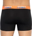 Трусы (боксерки) Puma LOGO AOP BOXER 2P черно-оранжево-синие, черные (2 пары) 501003001-030
