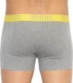 Труси (боксерки) Puma YD BOLD STRIPE BOXER 2P сіро-жовті, сірі (2 пари) 501001001-020