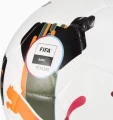 Футбольный мяч Puma ORBITA 4 HYB (FIFA BASIC) S4 бело-черно-оливковый Размер 4 084327-01
