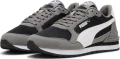 Кроссовки детские Puma ST RUNNER V4 MESH JR серо-черно-белые 399876-04
