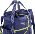 Сумка через плече жіноча Puma AT ESSENTIALS TOTE 24L темно-синьо-салатова 090781-04
