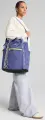 Сумка через плече жіноча Puma AT ESSENTIALS TOTE 24L темно-синьо-салатова 090781-04