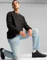 Кроссовки Puma ST RUNNER V4 LEATHER черные 399068-09