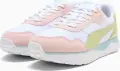 Кроссовки женские Puma R78 VOYAGE EUCALYPTUS бело-персиково-салатовые 402216-02