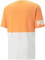 Футболка Puma POWER COLORBLOCK оранжево-біла 673321-46