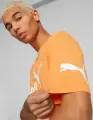 Футболка Puma POWER COLORBLOCK оранжево-біла 673321-46