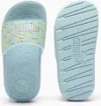 Шльопанці дитячі Puma COOL CAT 2.0 LEMON бірюзово-лимонні 395657-02