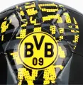 Футбольний м'яч Puma BORUSSIA DORTMUND 24/25 PRE-MATCH чорно-сіро-жовтий Розмір 5 084551-02