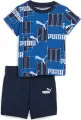 Комплект літній дитячий Puma MINICATS LOGO LAB SET синьо-темно-синьо-білий 680326-17