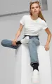 Кроссовки женские Puma CARINA STREET бело-бежево-светло-розовые 389390-10