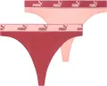 Труси (стрінги) жіночі Puma STRING 3P персикові, червоні (3 штуки) 935337-02