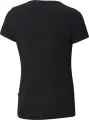 Футболка підліткова Puma ESSENTIALS LOGO чорна 587029-01