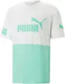 Футболка Puma POWER COLORBLOCK бірюзово-біла 673321-77