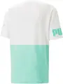 Футболка Puma POWER COLORBLOCK бірюзово-біла 673321-77