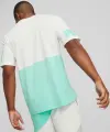 Футболка Puma POWER COLORBLOCK бірюзово-біла 673321-77