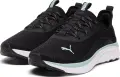 Кроссовки беговые женские Puma SOFTRIDE SOPHIA VITAL черно-мятные 311290-02