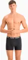 Трусы (боксерки) Puma BASIC MEN'S BOXERS 2PACK серые, черные (2 штуки) 906823-05
